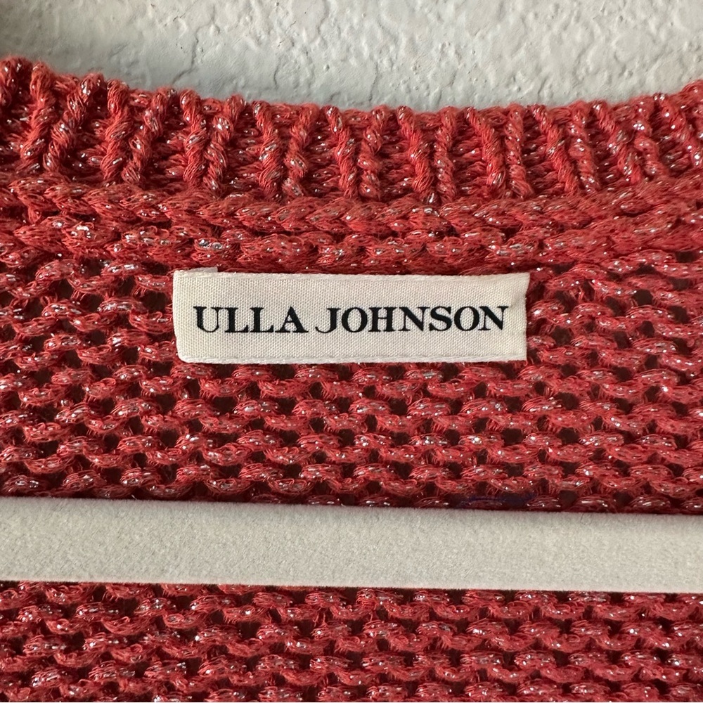 Ulla Johnson Tunis Metallic Sweater SZ L - Picture 3 of 6